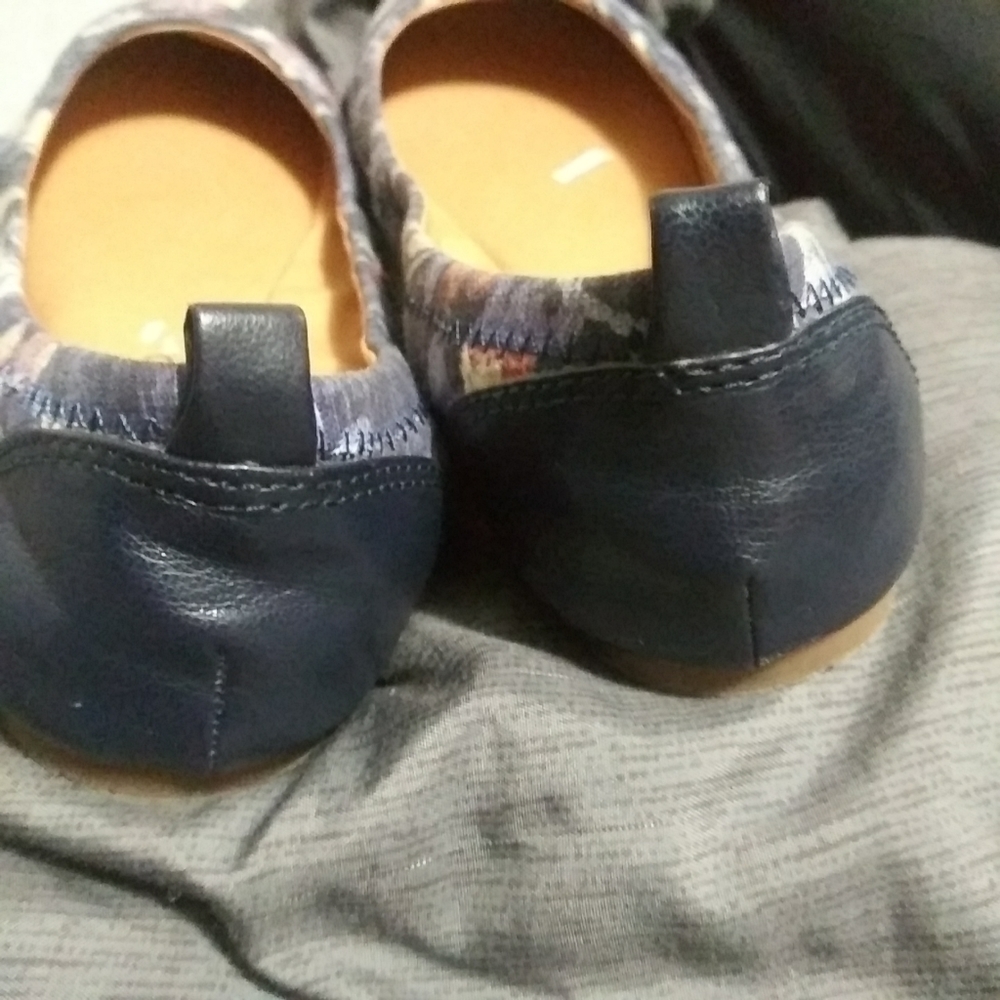 (Sz10) Lucky Brand Floral Ballet Flats - Picture 4 of 6